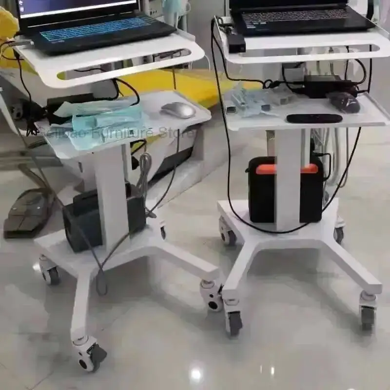 Carrello Organizzatore Ausiliario con Ruote, Carrelli Organizzatori, Carrello Portautensili, Arredamento per Salone di Bellezza - immagine 3