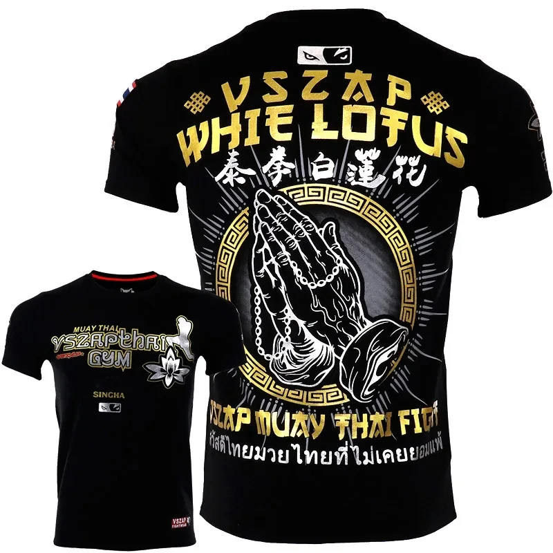thumbnail image 1 of Camiseta de compresión 3D para hombre, camiseta de manga corta de jiu-jitsu brasileño, MMA, entrenamiento de boxeo, Muay Thai, camiseta informal de moda, 1 of 4