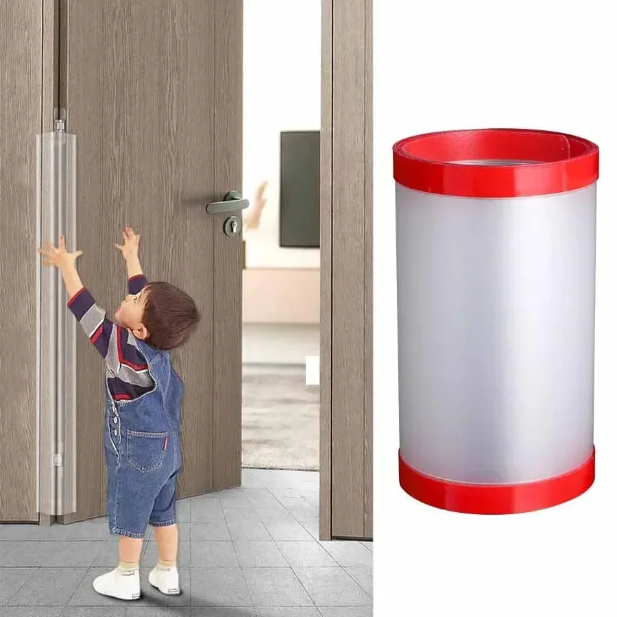 Child Safety Door Hinge Protector Cover Anti-pinch Hand Sealing Protecting Strip Finger Pinch Guard child door hinge protector