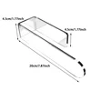 U Shape Bathroom Acrylic Towel Bar Hand Towel Holder Self Adhesive Towel Rack For Bathroom Wall Mounted Transparent Towel Hanger 6