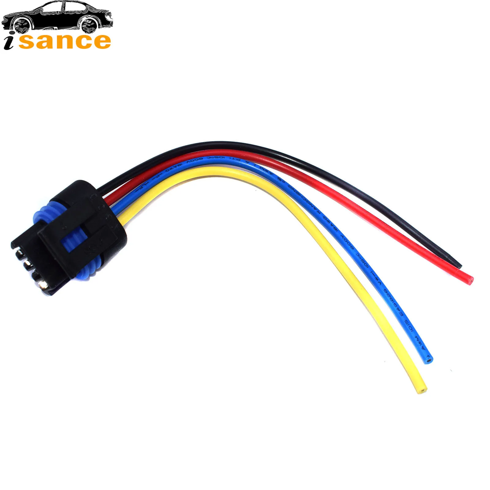 Isance New IAC Idle Air Control Valve 7700102539 & Connector Harness PT2296 For Renault Clio II Laguna Megane I Scenic I Trafic