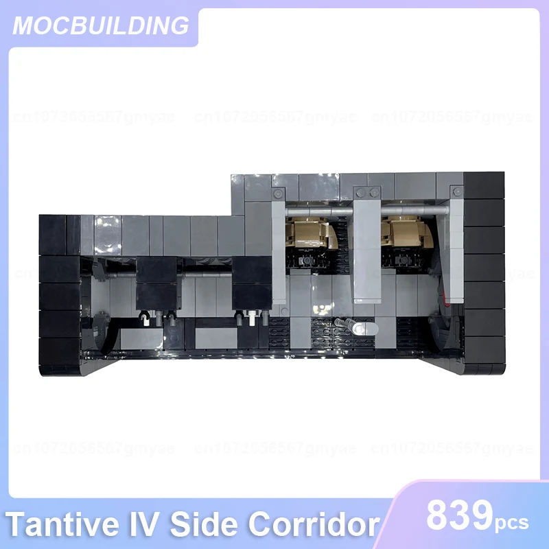MOC Bausteine Yavin IV Rebellenbasis Besprechungsraum Diorama DIY Zusammenbau-Set Architekturmodell Sammlerstücke Spielzeug Geschenke – Detail 16