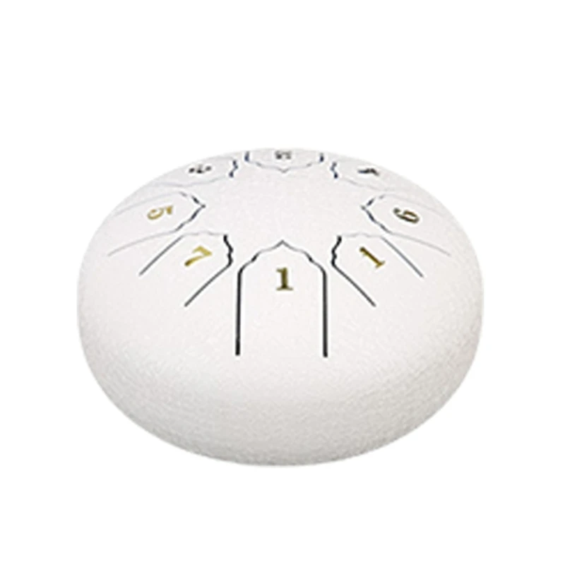 

Steel Tongue Drum 6 Inches 8 Notes Drum Tone Handpan Hand Drum