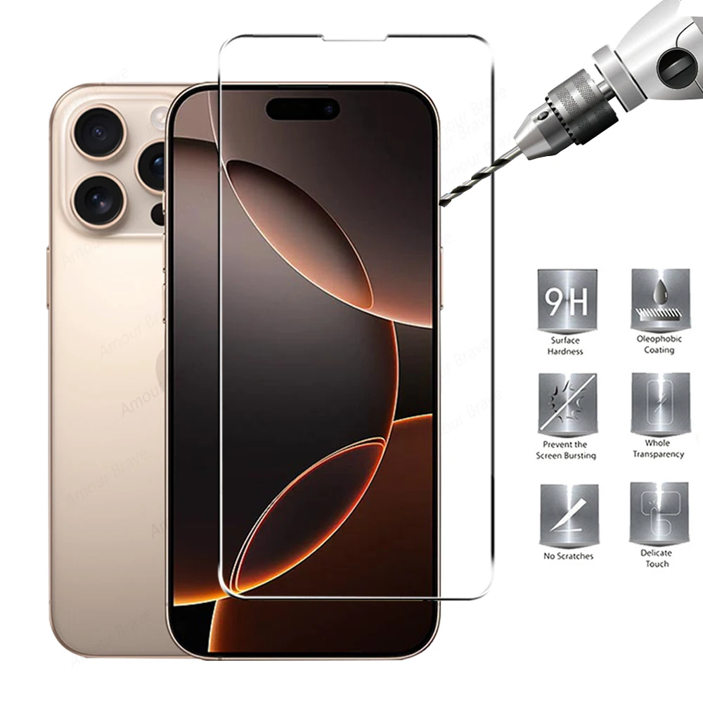 Premium Tempered Glass Screen Protector – 3-5 Pack, High-Definition Coverage