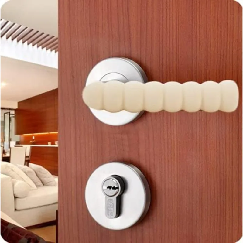 High-Quality Anti-Static Door Handle Protective Cover Made of Dense EVA Foam with Spiral Design Improves Safety Grip Reusable