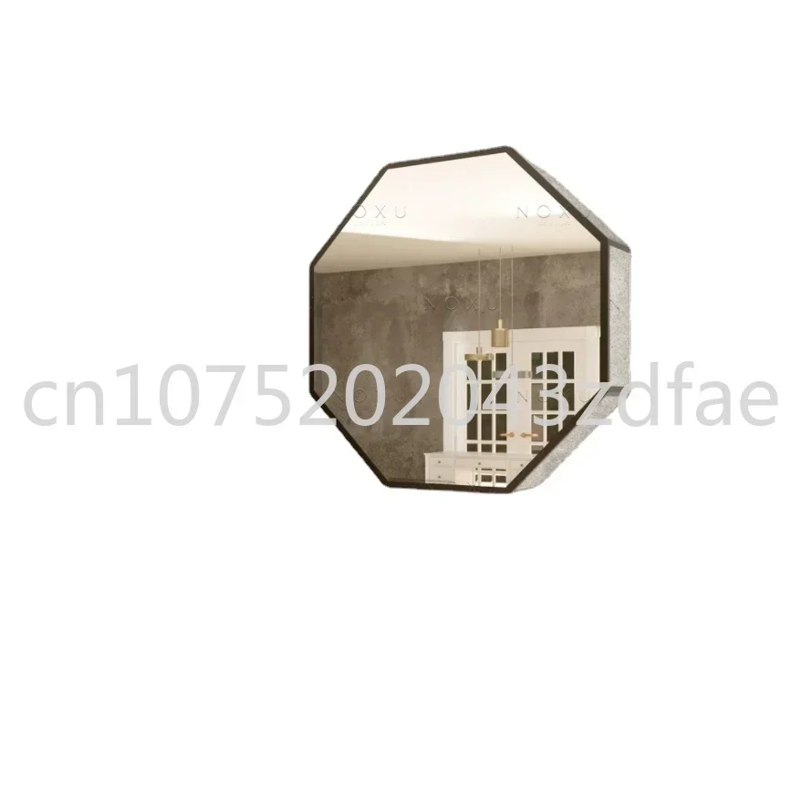 

Modern new arrival decorative Polygon mirror wall lights smart home bedside magical color changing wall lamps