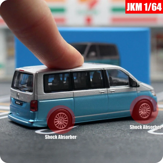 1/64 Volkswagen T6 Multivan MPV Van Miniature Model 1:64 Free Wheels Toy Car Vehicle Diecast Alloy Collection Gift For Boys Kid 5