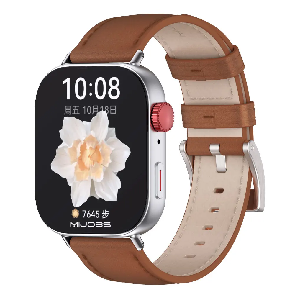 Premium Leather Wristband for Smart Watch - Soft and Durable Strap Accessory