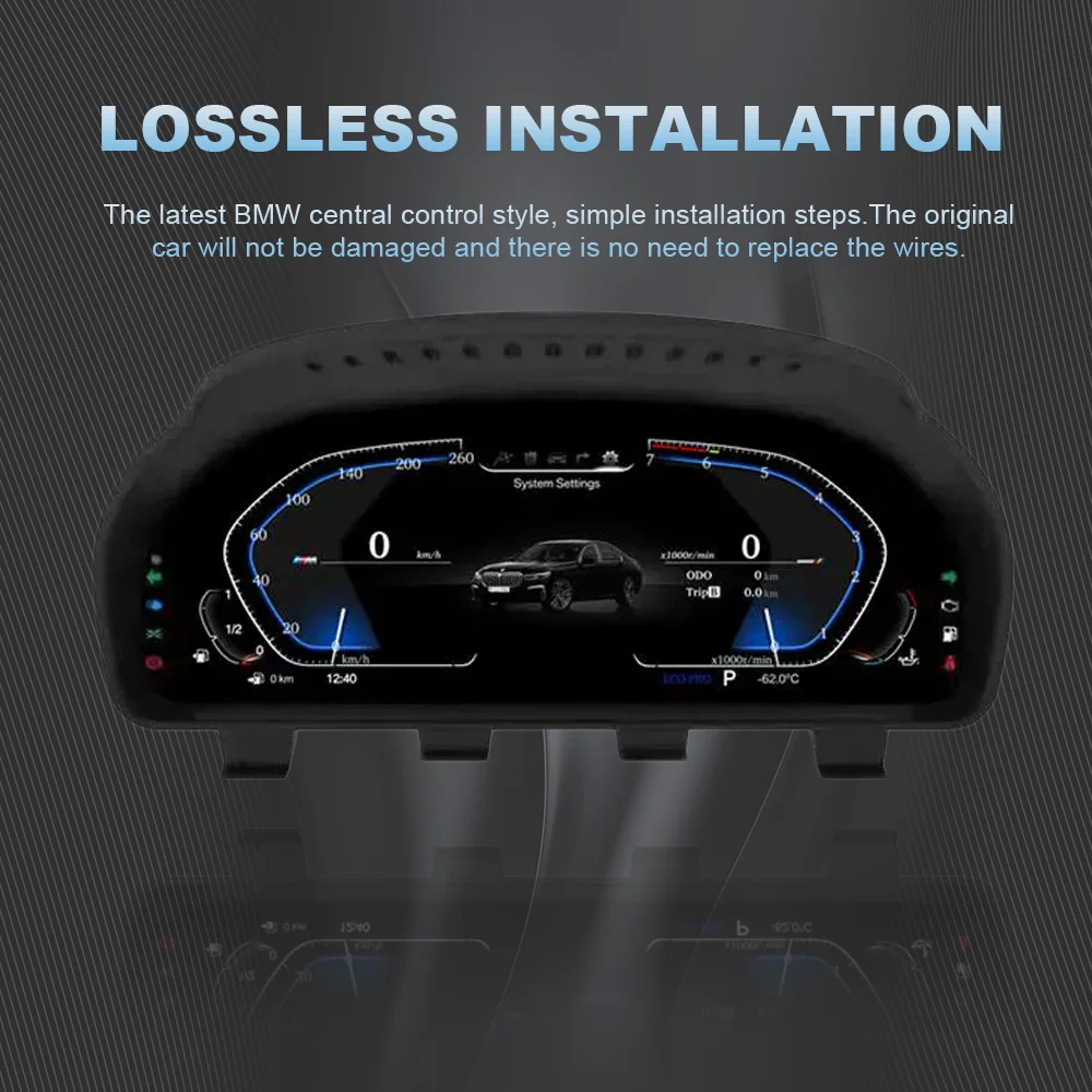 Panel de Instrumentos Digital 2026 para BMW Serie 1 2 3 4 5 6 7 X1 X2 X3 X4, Velocímetro, Panel de Instrumentos F10 E90 E60 F20 5