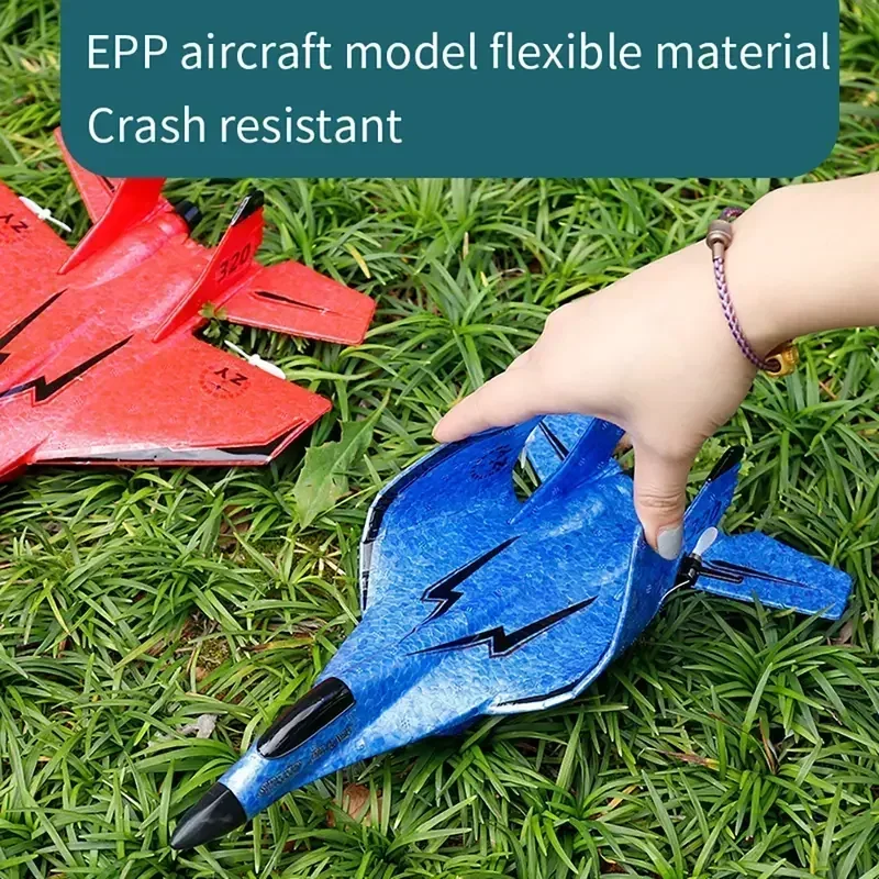 2.4G 2CH Remote Control Fixed Wing Fighter Foam Aircraft Hand Throwing Outdoor Toys for Boys Birthday Gifts 16pcs/box foam aircraft foam plane rc plane