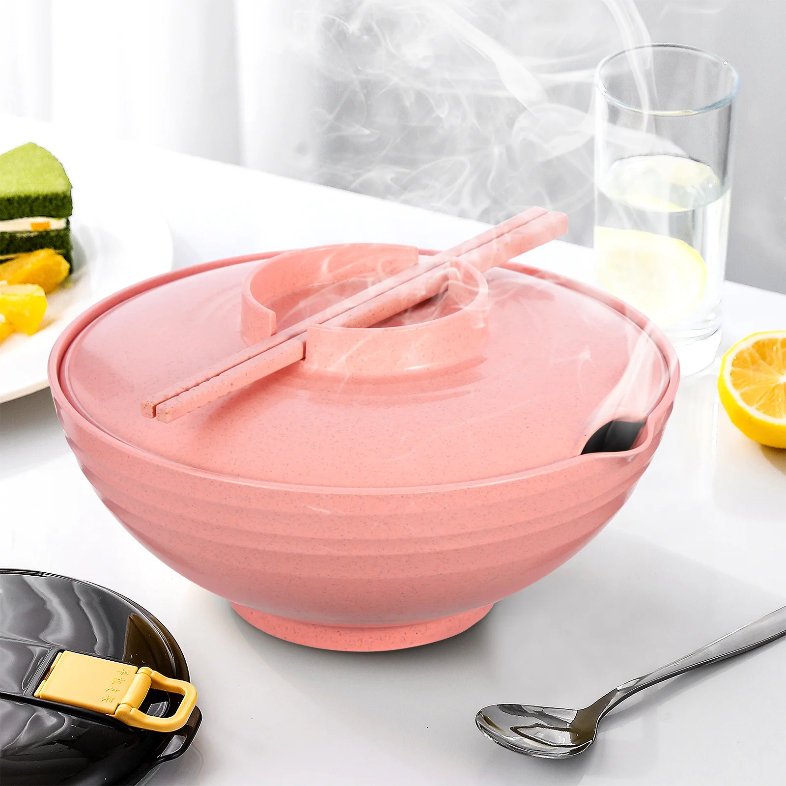 

Of Ramen Bowl Decorative Noodle Bowl Lidded Noodle Bowl Decorative Ramen Bowl With Cutlery Pasta Serving Bowl Chopsticks