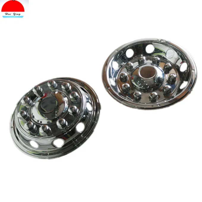 Guangzhou Warehouse 22.5 Inch Stainless Bus Rim Hubcap Wheel Nuts Cover