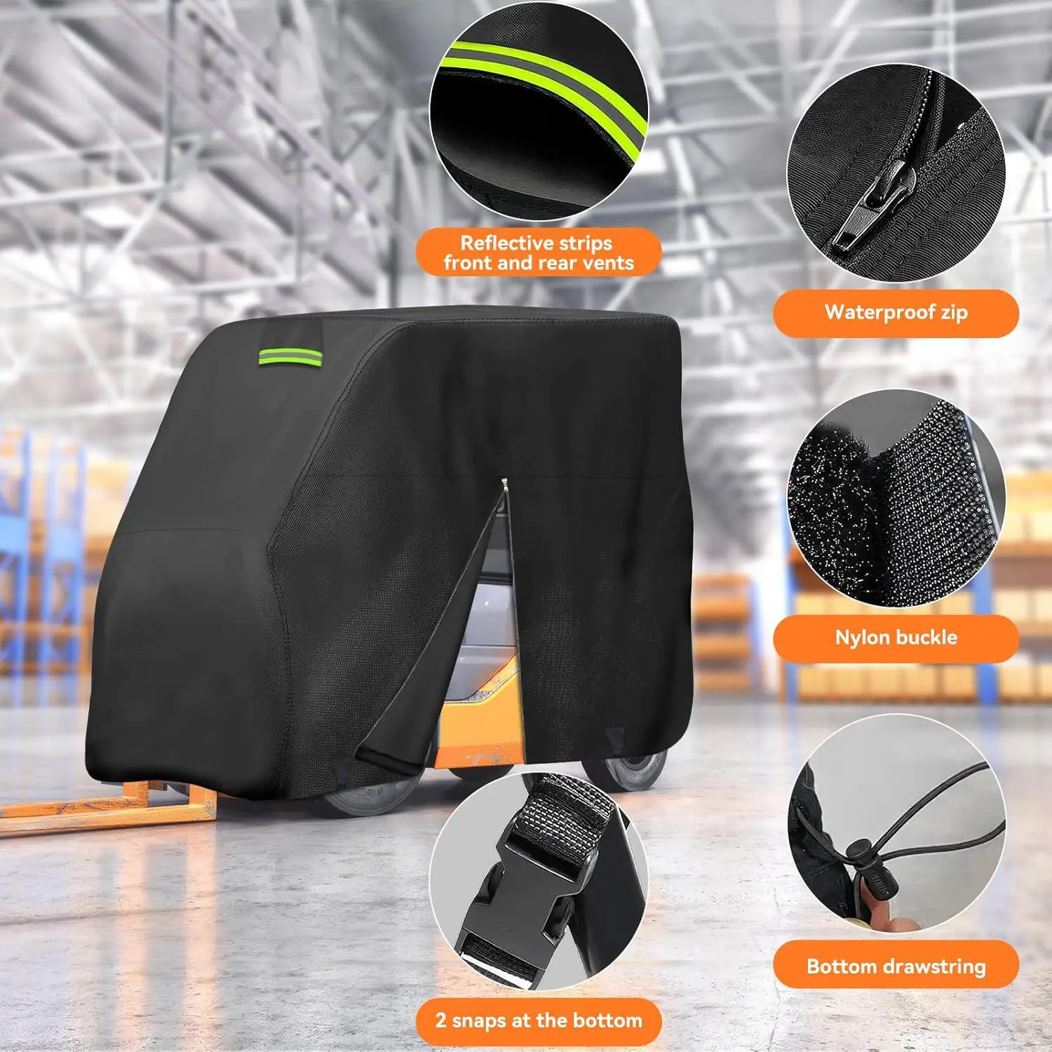 ������ ��ȣ Ŀ�� ��� 600D ���� ���� �ݻ� ��Ʈ���� �ִ� �ִ� 8000Lb ��ǳ ��Ŭ ������ ����