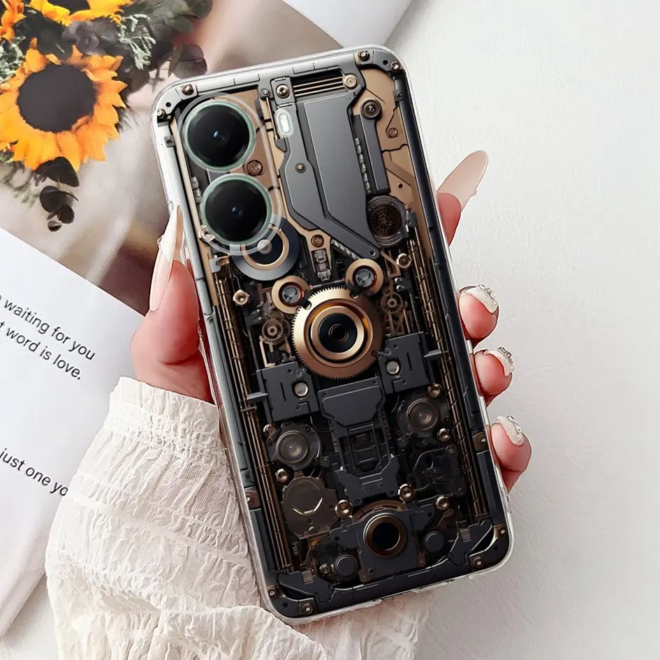 Cool Cartoon Animal Soft Silicone Clear Phone Case Cover