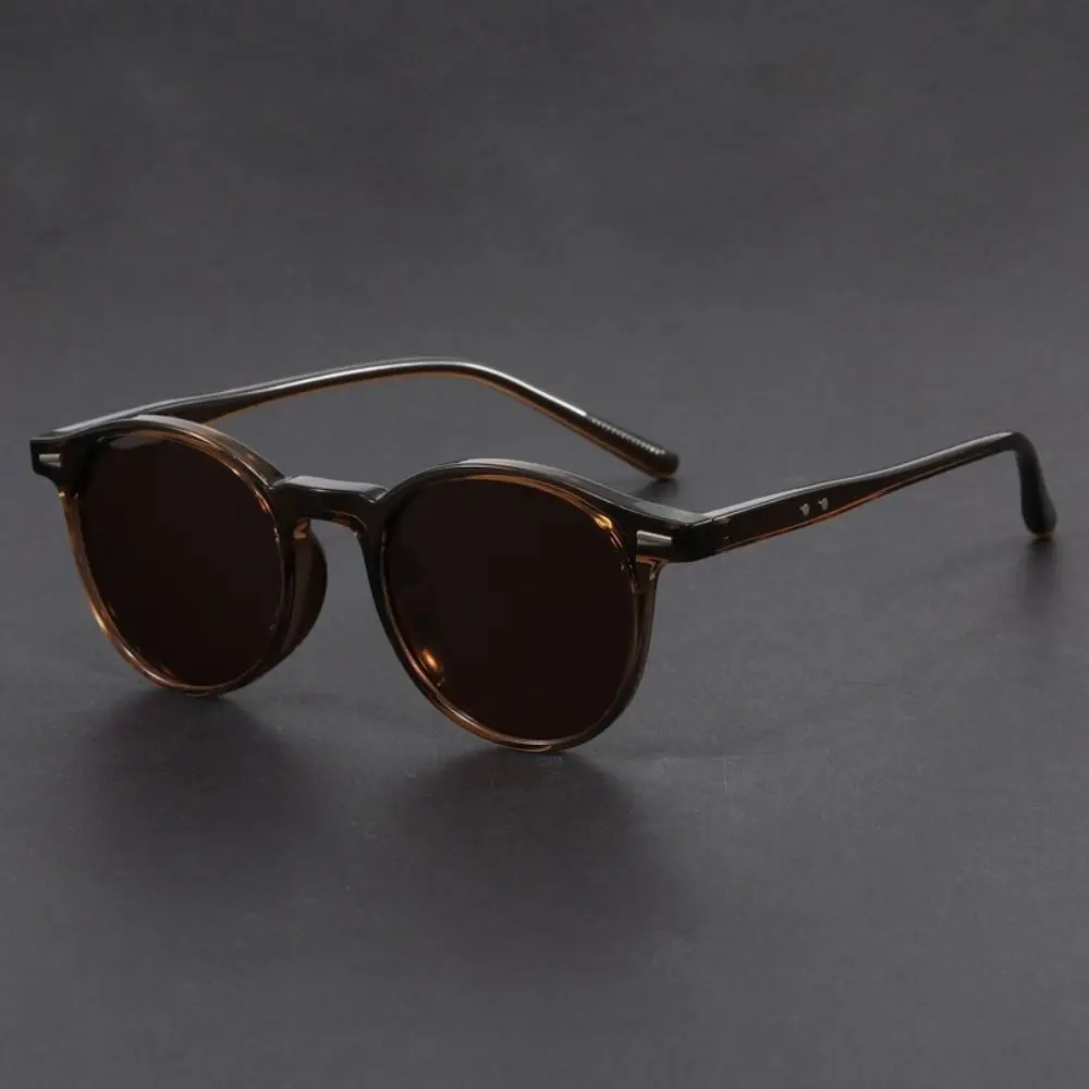 Hochwertige polarisierte Retro-TR90-Brille, Unisex, Polygon-Design, modische Farbtöne, trendige ovale UV400-Sonnenbrille