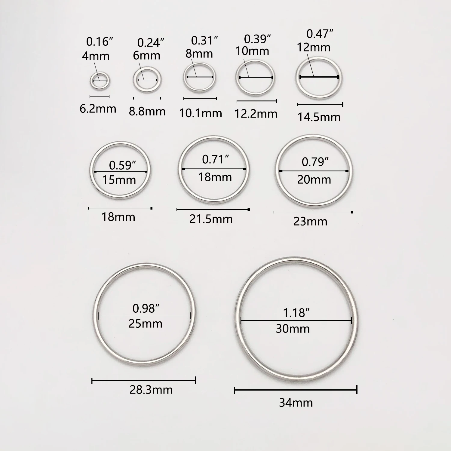 Bra Strap Adjustment Buckles Bra Rings And Sliders Swimsuit Meta Strap Adjusters 10Sets Underwear Lingerie DIY Hardware Nickel-free Accessories