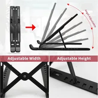 1PC Foldable Laptop Stand Adjustable Portable Notebook Holder Support Base For Macbook Air Pro Cooling Bracket Accessories - Image 5