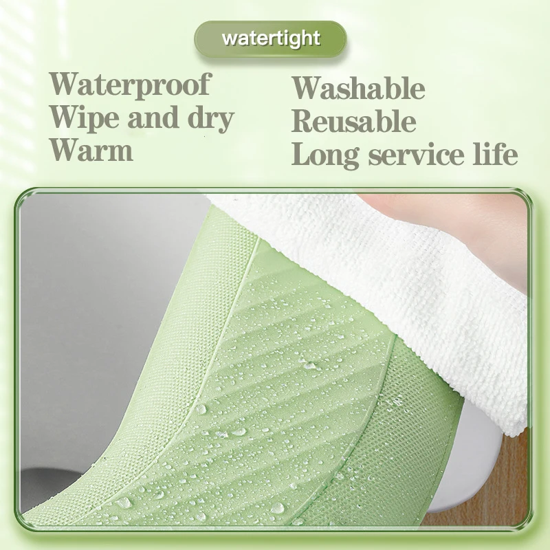 Toilet Seat Cover Toilet Mat Waterproof Warm WC Mat Bathroom Accessories Universal Lid Bowl Case Portable Home Winter