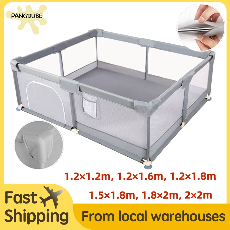 PANGDUBE Baby Playpen Baby Safety Fence with Protect Foam Ball Pool Fence Safety Barrier for Newborn Kids Playpen for Children