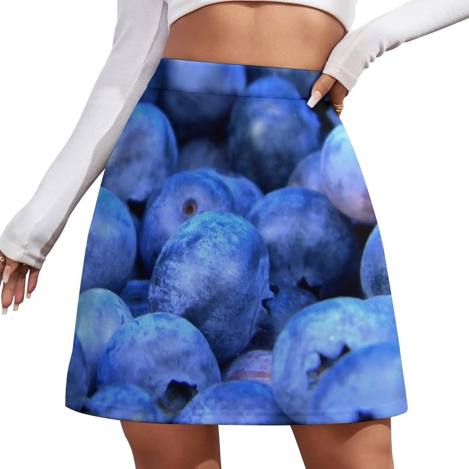 Blueberries Mini Skirt girls skirt womens clothing