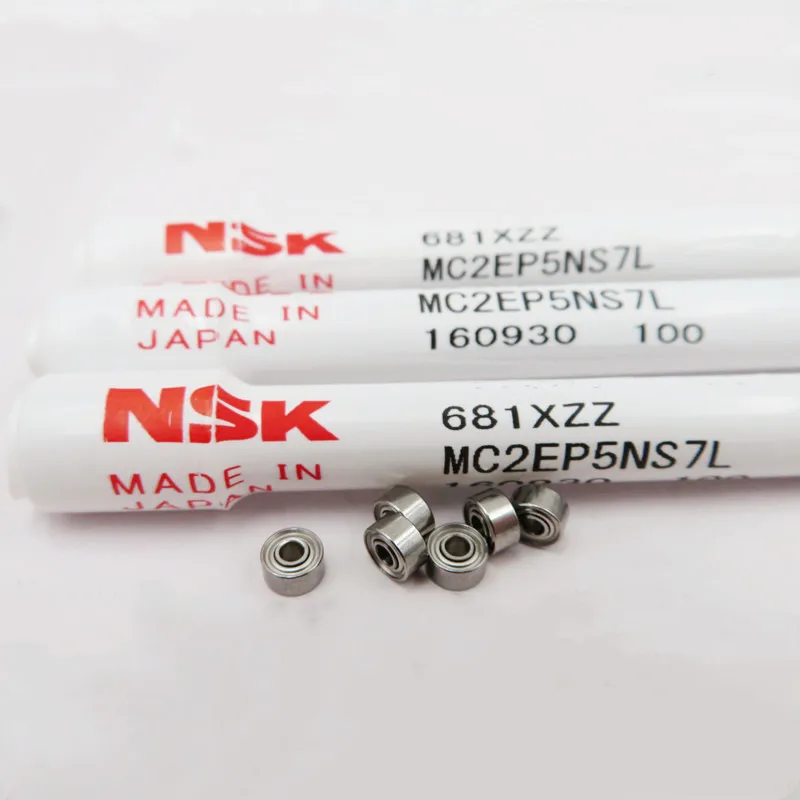 20pcs Original NSK high speed bearing 681XZZ 683ZZ 684ZZ 685ZZ 686ZZ 687ZZ 688ZZ 3x7x3 4x9x4 5x11x5 6x13x5 8x16x5 8x22x7 mm Miniature Ball Bearings
