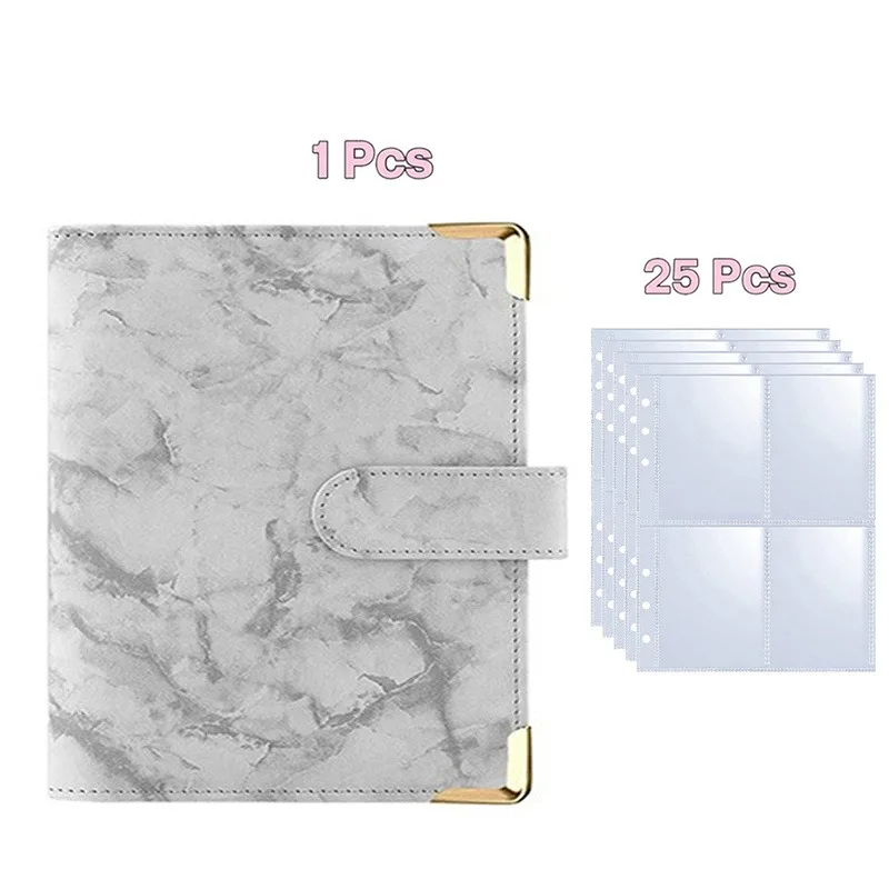 25 Stück Seitenfotokarten A5-Binder Kpop Fotoalben Idolkarten Loseblatt Sammelbuchbinder Fotokartenhalter – Detail 24