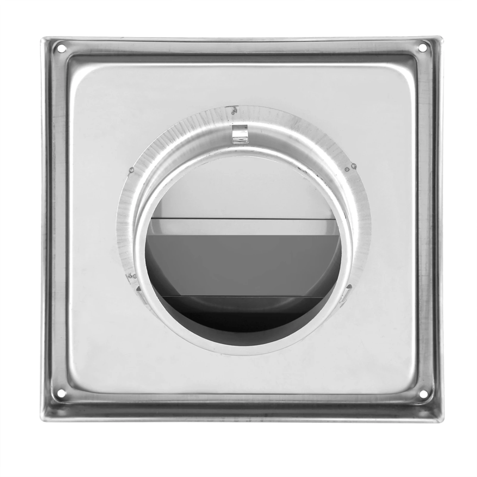 ZK20 95mm Stainless Steel Wall Air Vent Square Tumble Dryer Extractor Fan Outlet