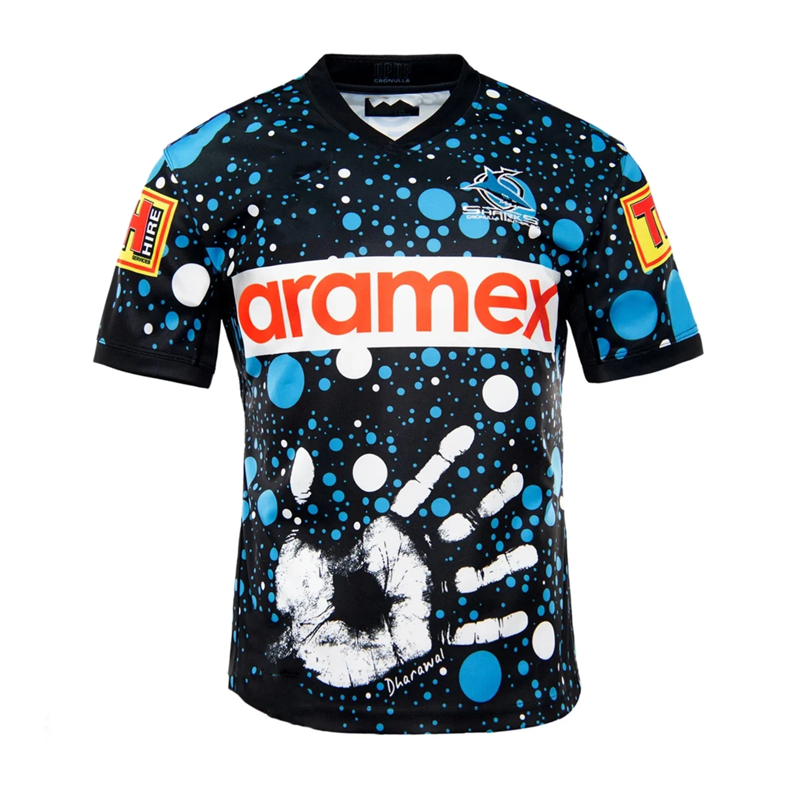 

Cronulla-Sutherland Sharks 2021 Men's Replica Indigenous Rugby Jersey