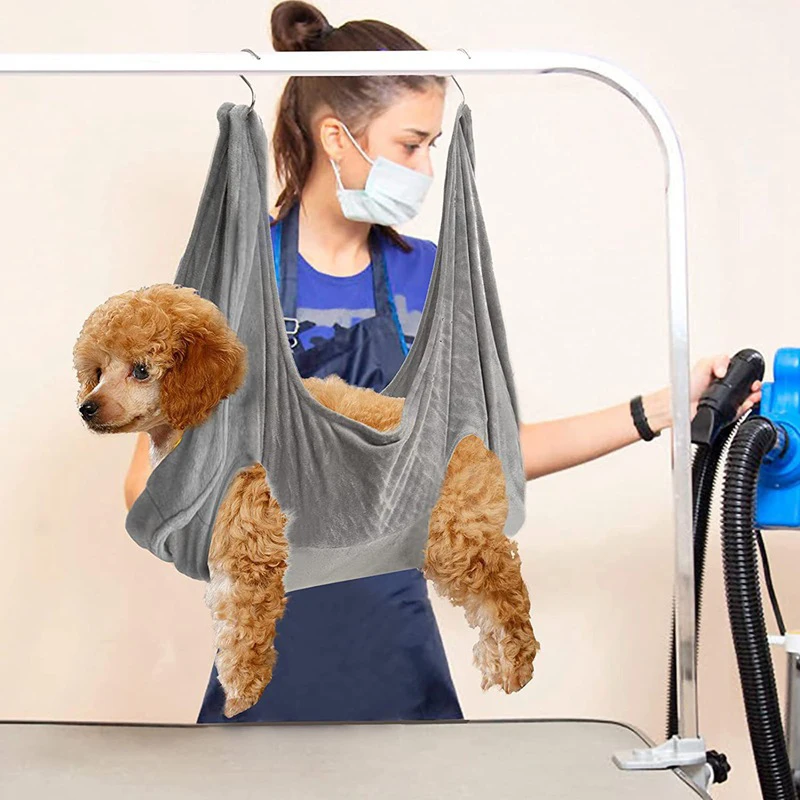 

Pet Dog Grooming Hammocks Helper Restraint Bag Puppy Dog Cat Nail Clip Trimming Repairing Nails In Beauty Bag Care Pet For Dogs