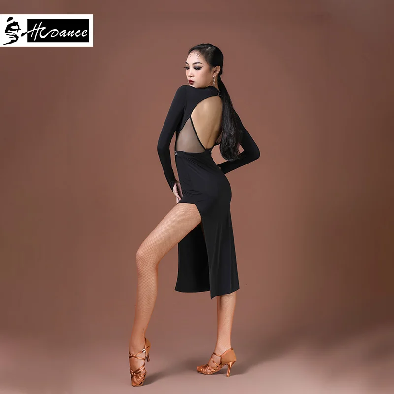 

2022 New Latin dance practice clothes female adult professional performance clothing new Latin dance skirt dress set-A3269-1