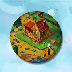 Charming Cartoon Game - Inspired Handmade Brooch Pin - 58mm Fun Accessory - 44X44mm (Z12)