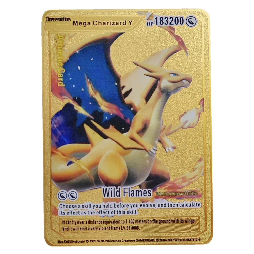 24k gold pokemon card charizard Yu-Gi-Oh! 24K Baby Dragon Gold Plated Card