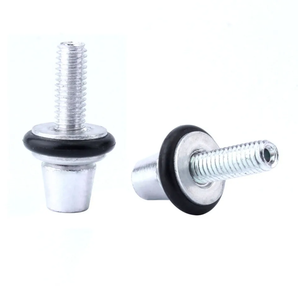 Lot De 2 Boulons De Frein Vélo M6 – Pour Shimano – Aluminium Argent – Neufs