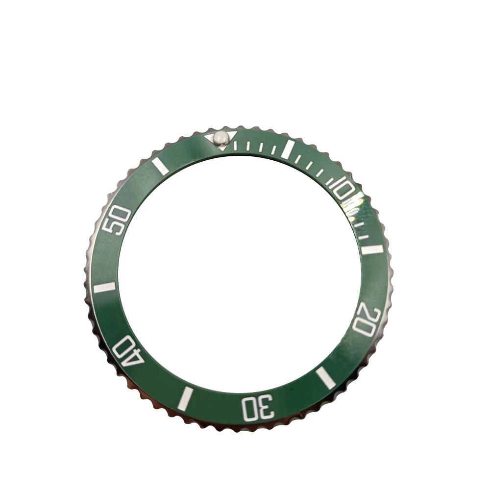 Accessorio Lunetta In Acciaio Con Anello In Ceramica Nera Verde Blu Adatto Per Cassa Dell'Orologio Rlx Sub 116610 40Mm