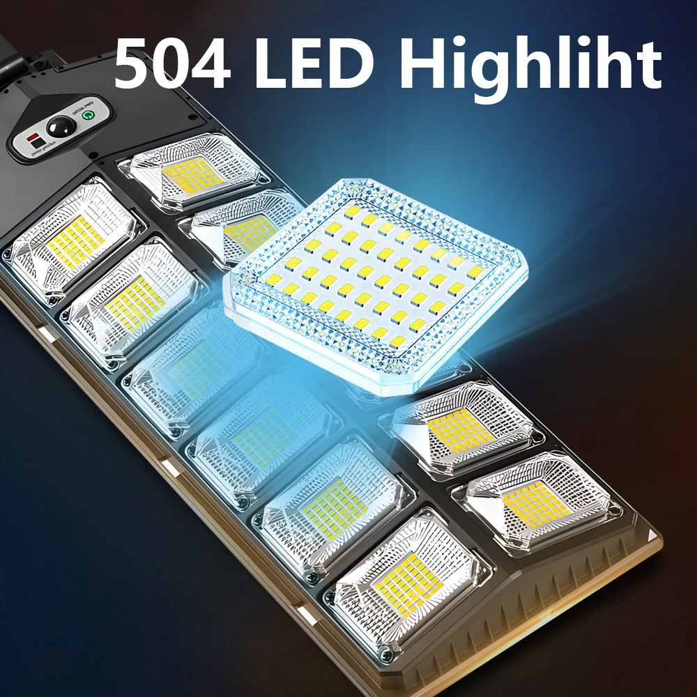300000Lm Super Bright Outdoor Solar Lamp Waterproof Wall Lamp Motion Sensor Remote Control Garden Street Light New Year gifts 5