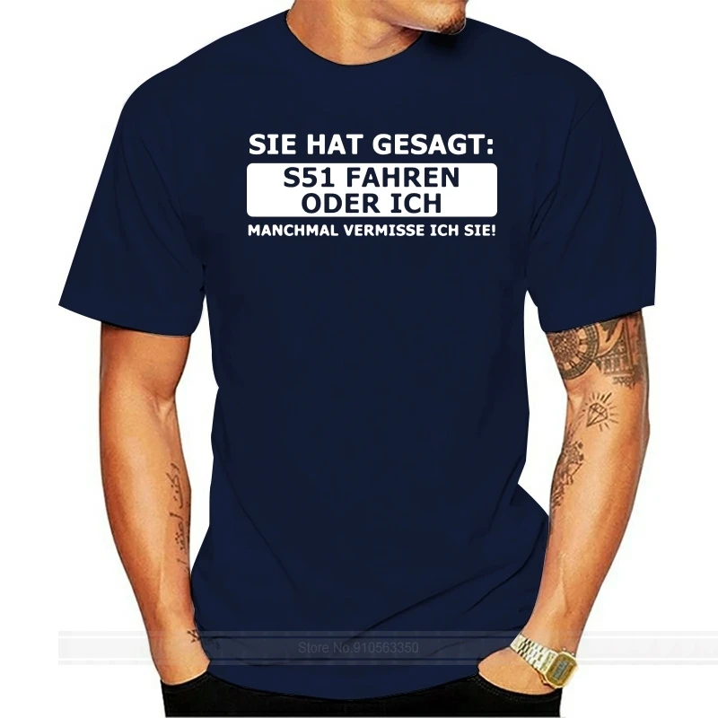 S51 Fahren Oder Ich T-Shirt Simson Ciclomotore S50 S51 Schwalbe Sr50 Trabi Trabant