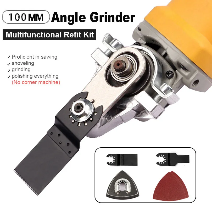 Widely Used Angle Grinder Conversion Kit Multi-Function Woodworking Kit Cutting Machine Set for All 100mm Angle Grinder ton 13 2 pneumatic hand engraving machine pneumatic die grinder