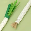 1PC Wooden Sky Liao Scallion Cat Toy Simulated Vegetable Bite resistant Self stimulating Grinding Teeth Teasing Cat Pet Supplies 4
