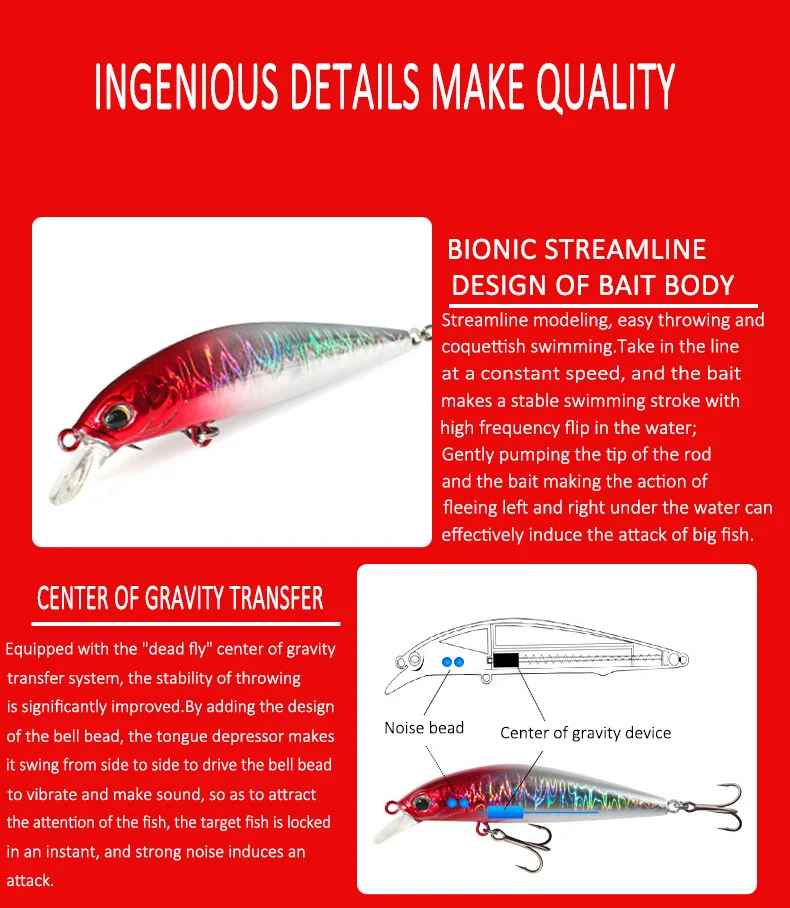 1Pcs Aussetzung Minnow Angeln Locken 7g 10g Jerkbait Lange Cast Künstliche Harten Köder Trolling Wobbler Für Meer angeln Bass Hecht – Detail 4