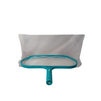 1 PC ทําความสะอาดสระว่ายน้ําสุทธิเครื่องมือทําความสะอาดมืออาชีพตกปลา NetRake สวนสระว่ายน้ําสปาขยะ Skimmer สุทธิ Leaf BAG 2