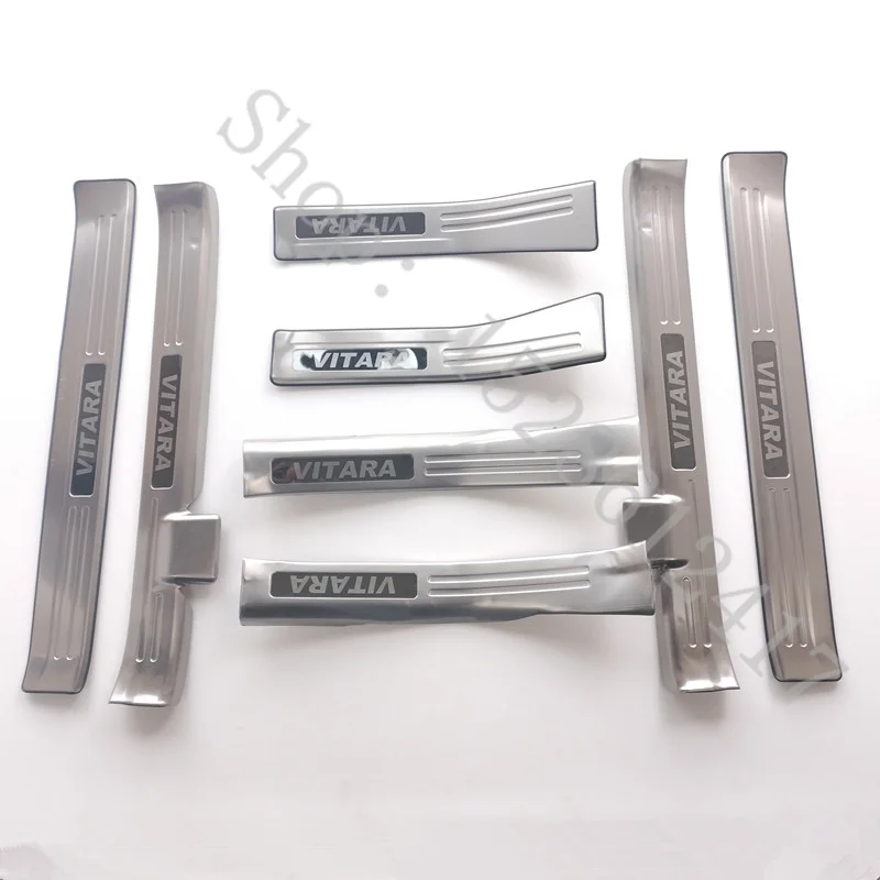 Car styling Internal external black Scuff Plate/Door Sill Door Sill For