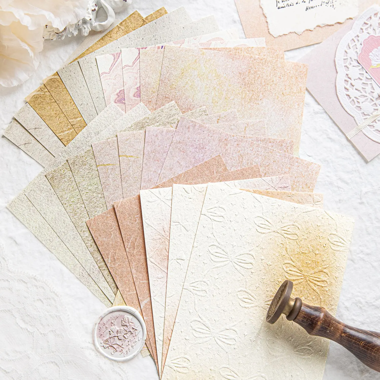 Gradient Blush Scrapbook Paper 3