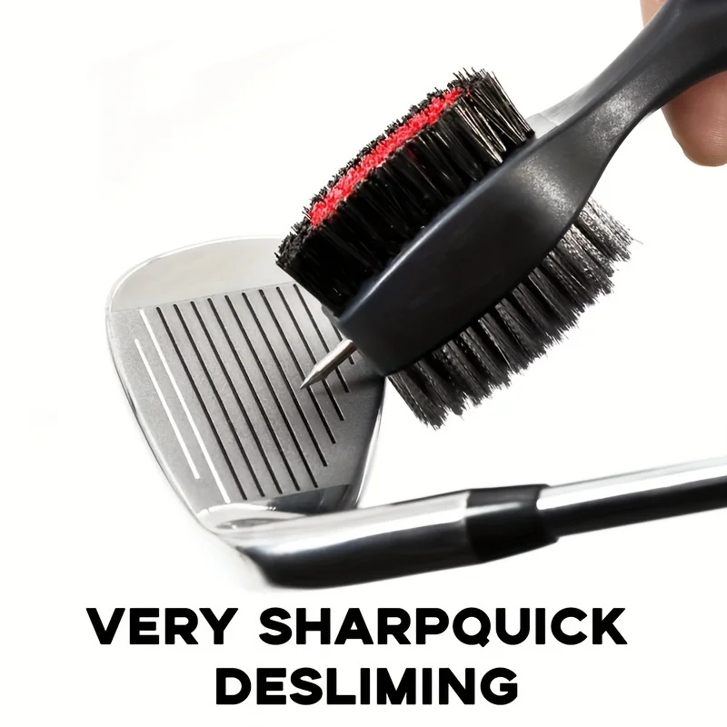 Golf club cleaning brush  groove cleaner, retractable large head brush golf accessories BH005 2