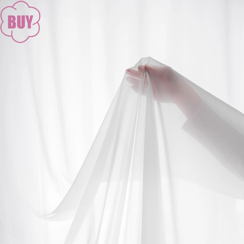 

Белые шифоновые бежевые оконные шторы, плавающие оконные перегородки для балкона, французские оконные шторы для гостиной, спальни на заказ