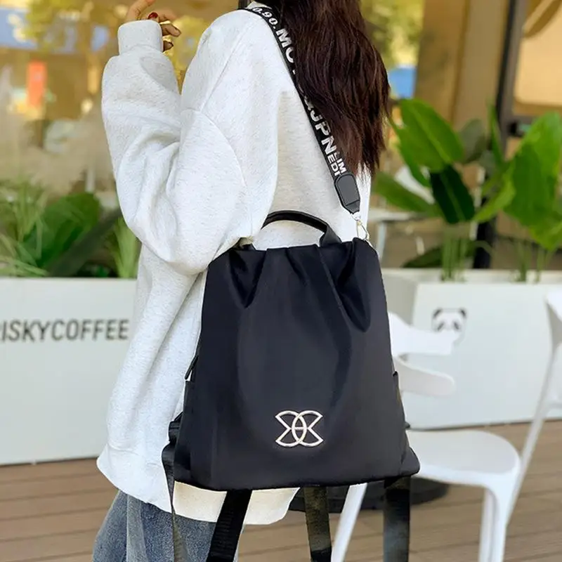 Multipurpose Hobo Purse Women Shoulder Backpack Anti-theft Mini Casual Daypack Purse Portable Travel Bag For Business Trips