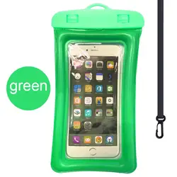 Universal Waterproof Smartphone Case and Swim Cover (Green)
