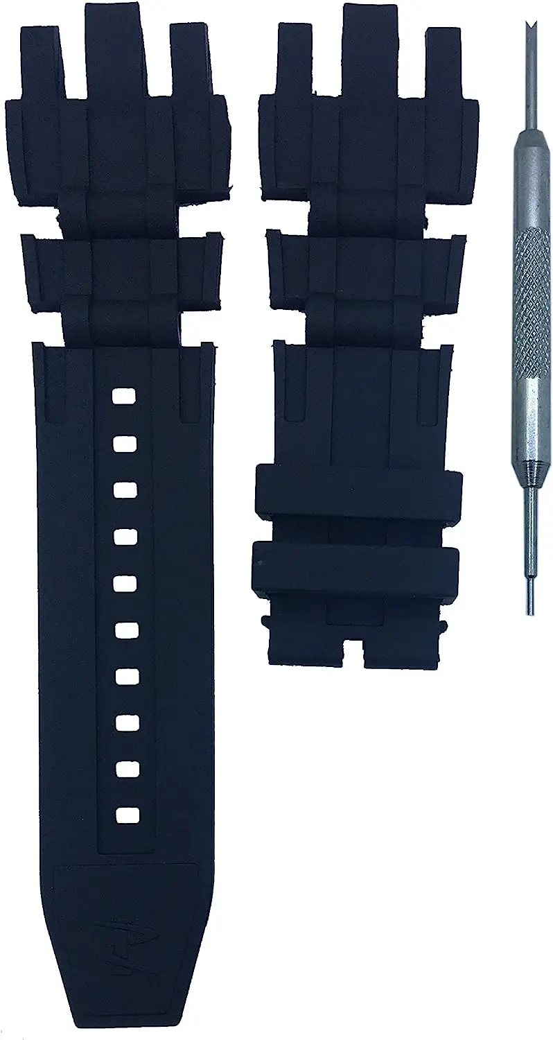 Discounted Wholesale Rubber 26 mm Watch Band Replacement 1433_K0033427 main image 1