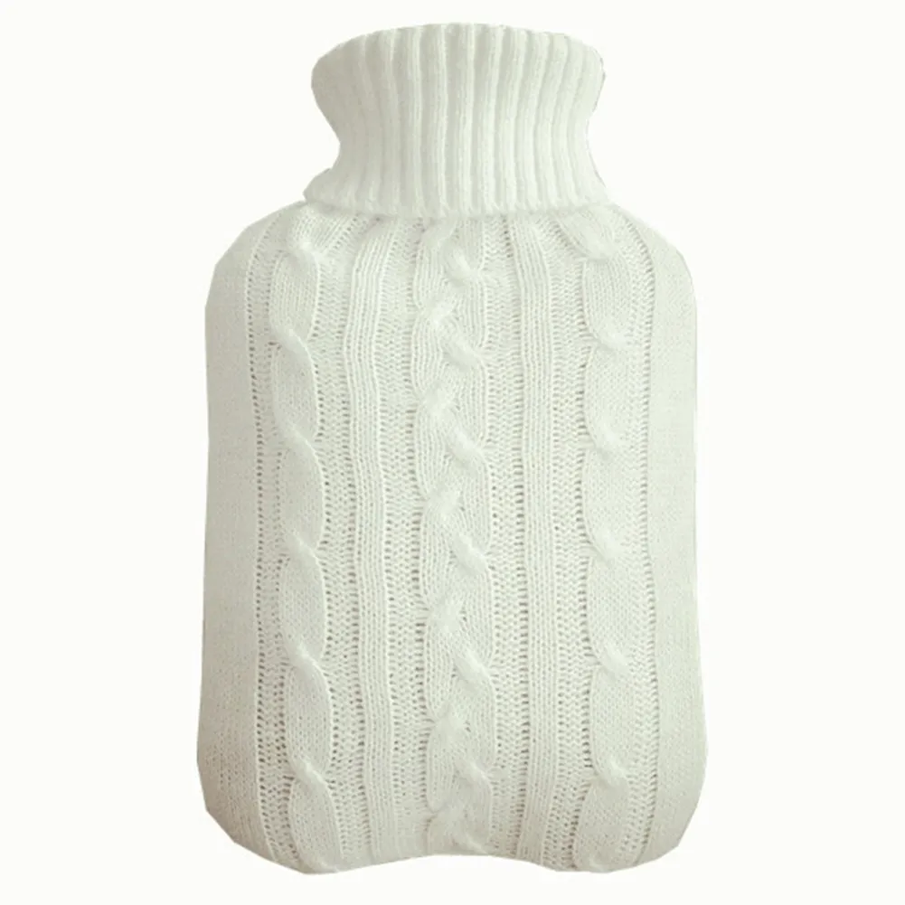 2000ml Hot Water Bag Cover Cold-proof Washable Removable Needle Web Cover Warm Handbash Cloth Warm Hand Bag Cover