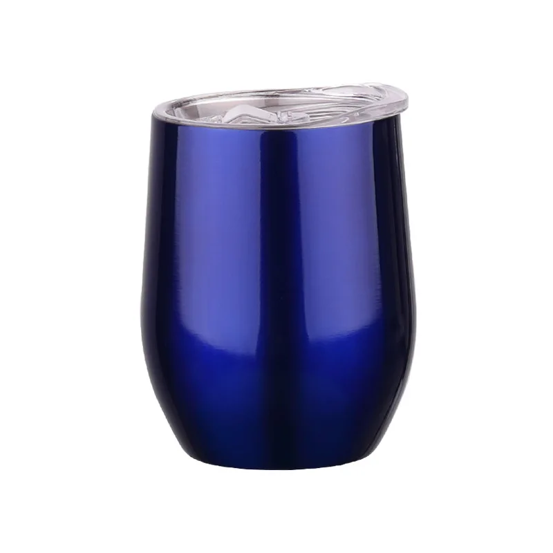 Colorful Egg Shaped Double Wall Stainless Steel Mug 12