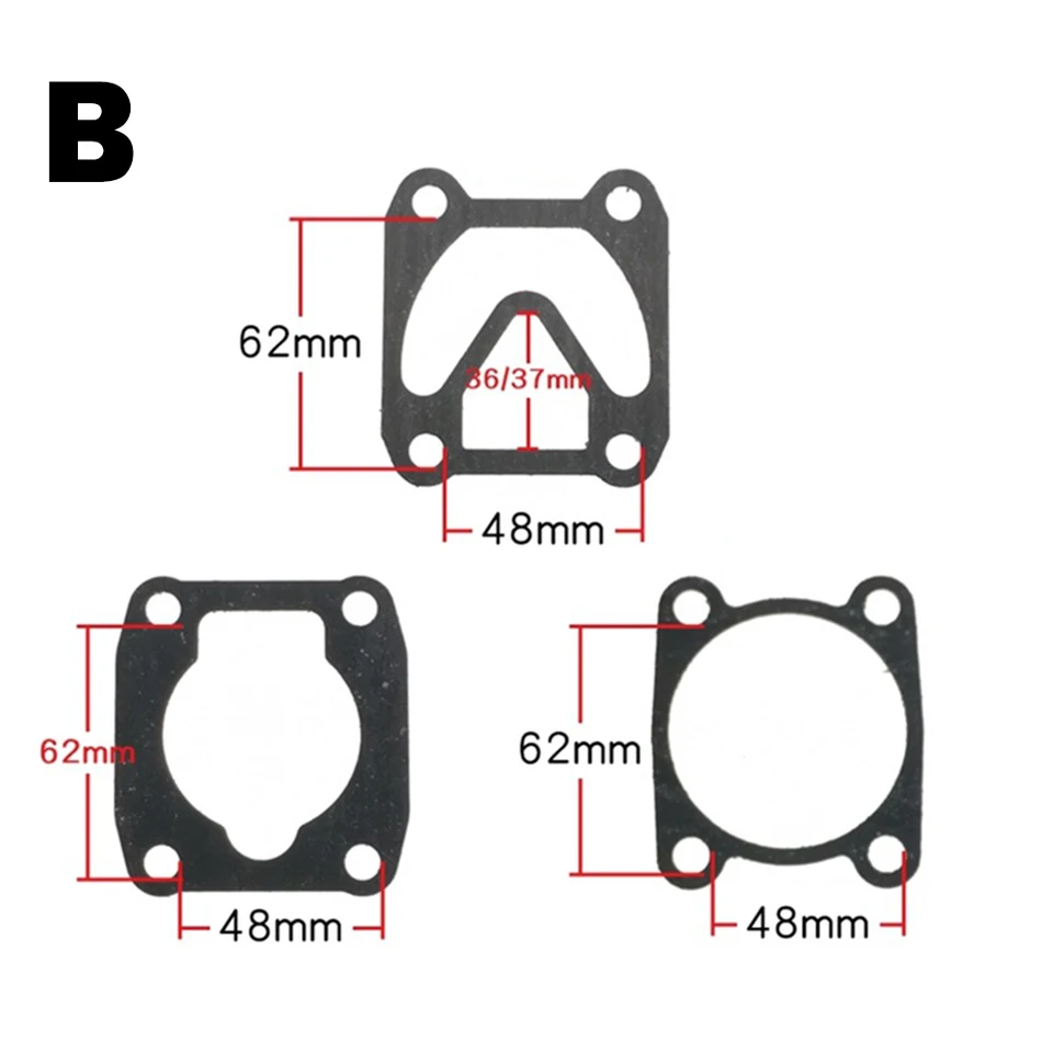 Kit Guarnizioni Per Testa Cilindro Compressore D'Aria - 2 Set (6 Pezzi) Di Piastre Valvola E Rondelle In Carta - Adatto A Vari Modelli